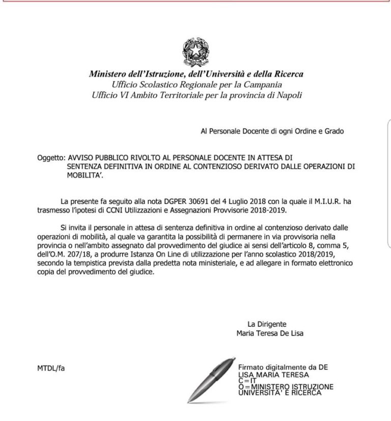 nota contenziosi