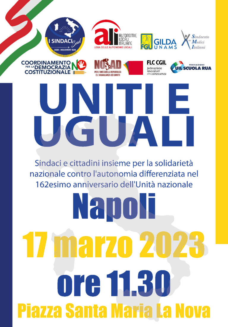 Manifestazione Napoli 17 marzo 2023