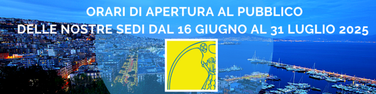ORARI 16 GIUGNO 31 LUGLIO 2025