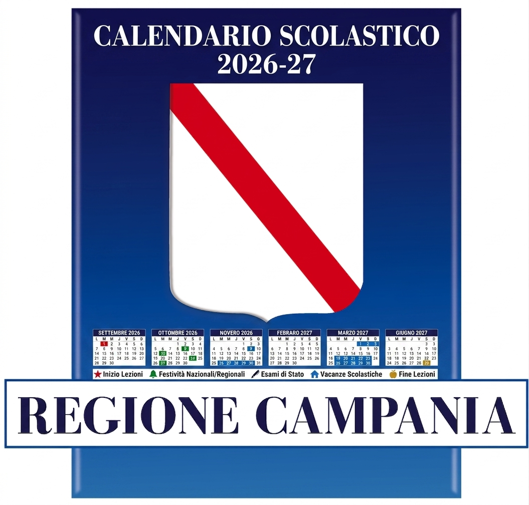 Calendario Scolastico Regione Campania 2026.27